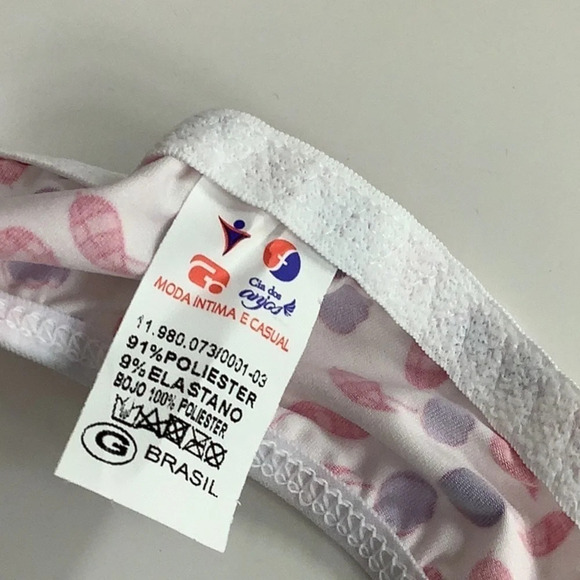 Massam Floral Padded Underwire Bra Made in Brazil New with Tags - Picture 6 of 9